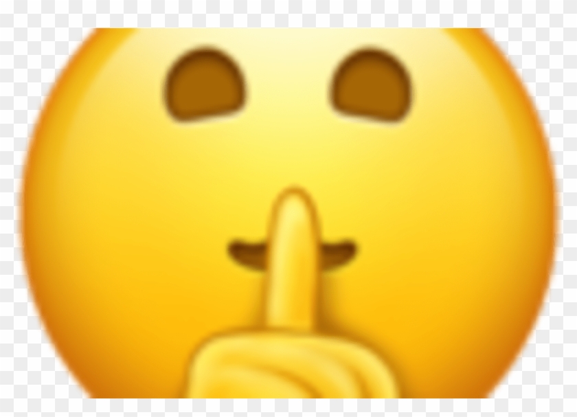 Finger On Lips Emoji Meaning Lipstutorial Org - Png Emojis Iphone Clipart