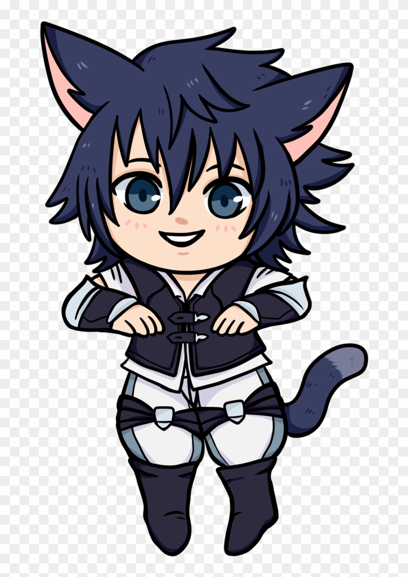 Oh Yeah, Also Drew Ray-ray A Chibi Catboi Noctis Bookmark - Cartoon Clipart #2330717