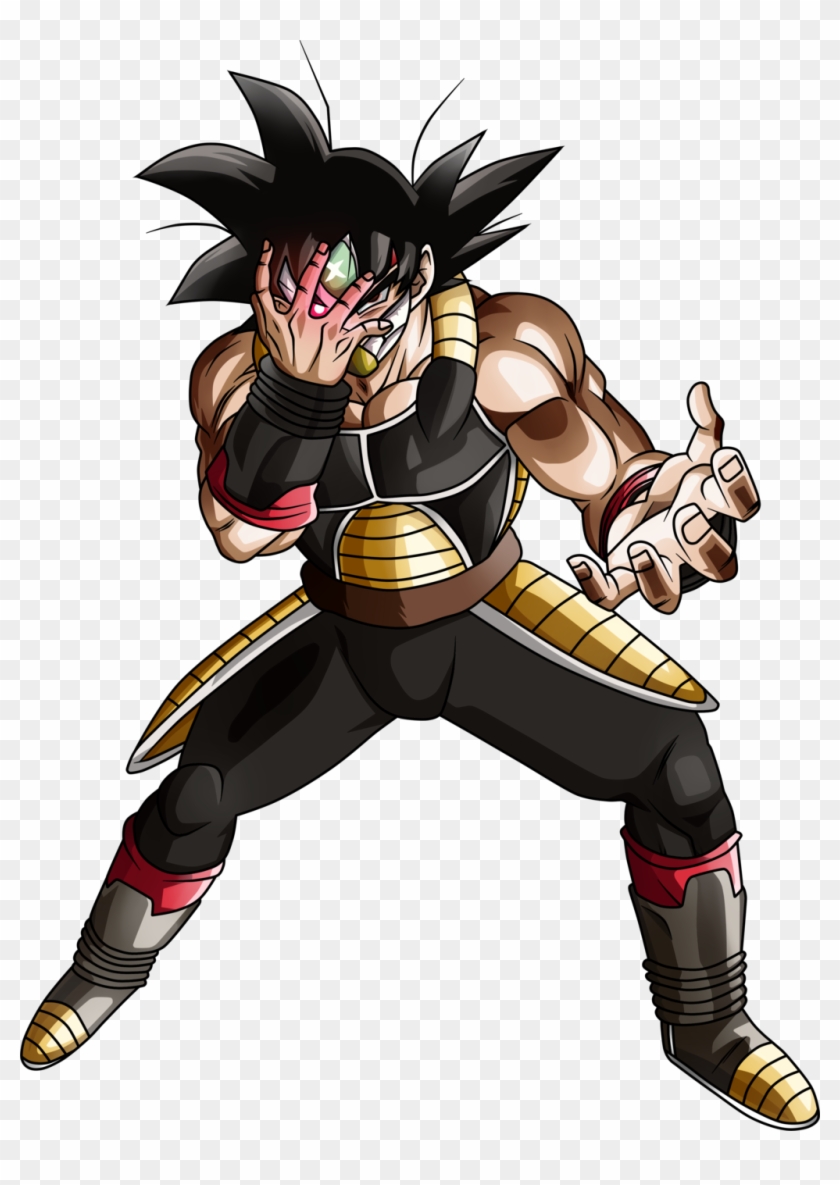 He Wears Body Armor With A Tail Attached Because Why - Dragon Ball Bardock Mask Clipart