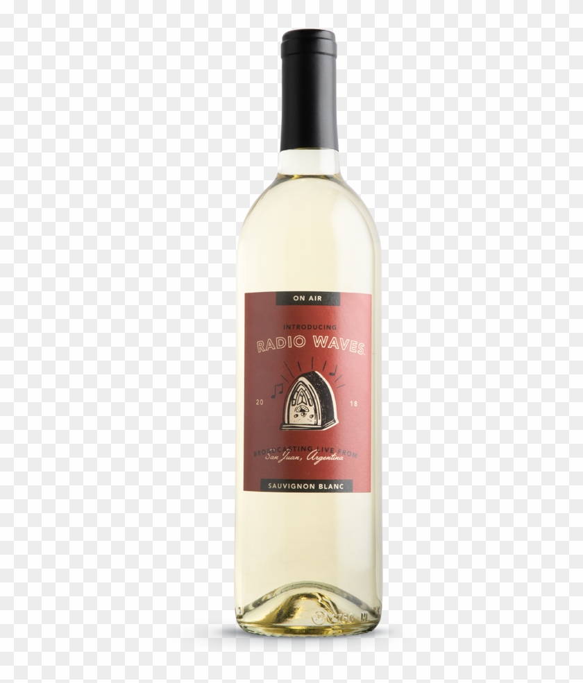 Radio Waves Wines - Wine Bottle Clipart