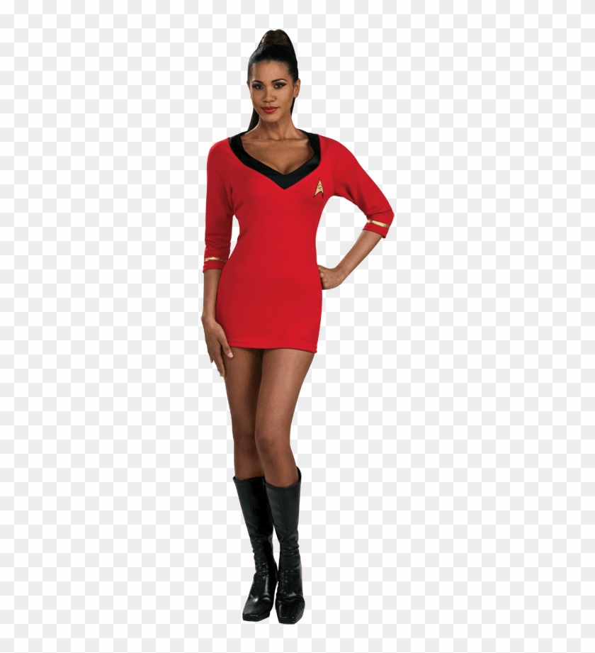 Lieutenant Uhura Mini Dress Rc From Dark - Spock And Uhura Costumes Clipart #2331182