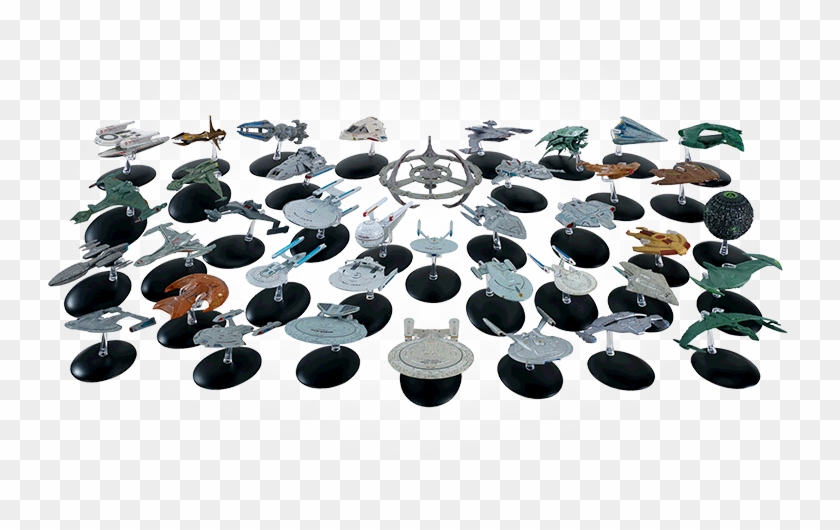 This Incredible Collection Of Star Trek Models Includes - Airplane Clipart