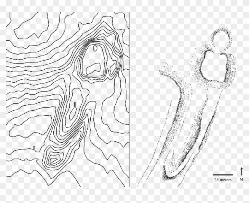 Florida Geographic Data Library Lidar-derived Topographic - Line Art Clipart #2331349
