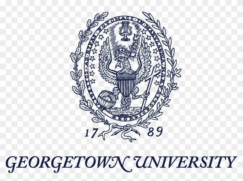Georgetown University Seal&logo Png - Georgetown School Of Foreign Service Logo Clipart