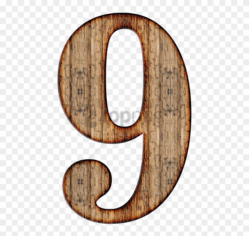 Free Png Wooden Number 9 Png Image With Transparent - 9 Png Clipart