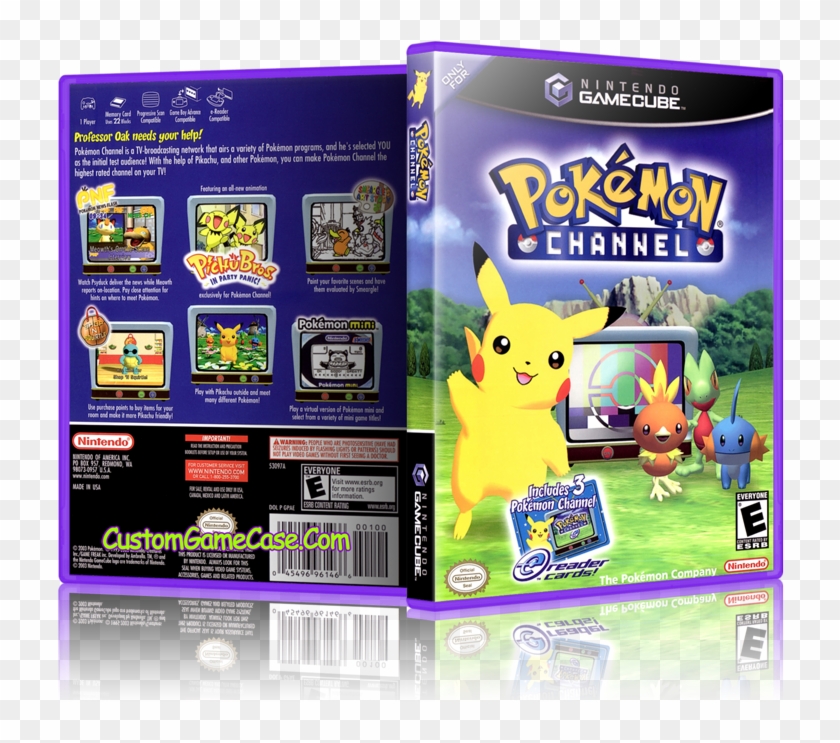 Pokemon Channel Gamecube Front Cover - Pokemon Channel Gamecube Clipart