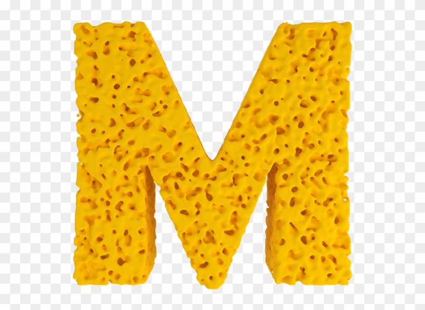 Yellow Sponge Font Clipart