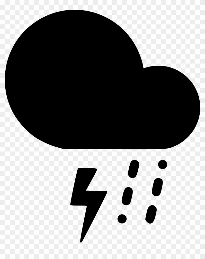 Sleet Storm Cloud Lightning Rain Comments - Cloud Clipart #2332662