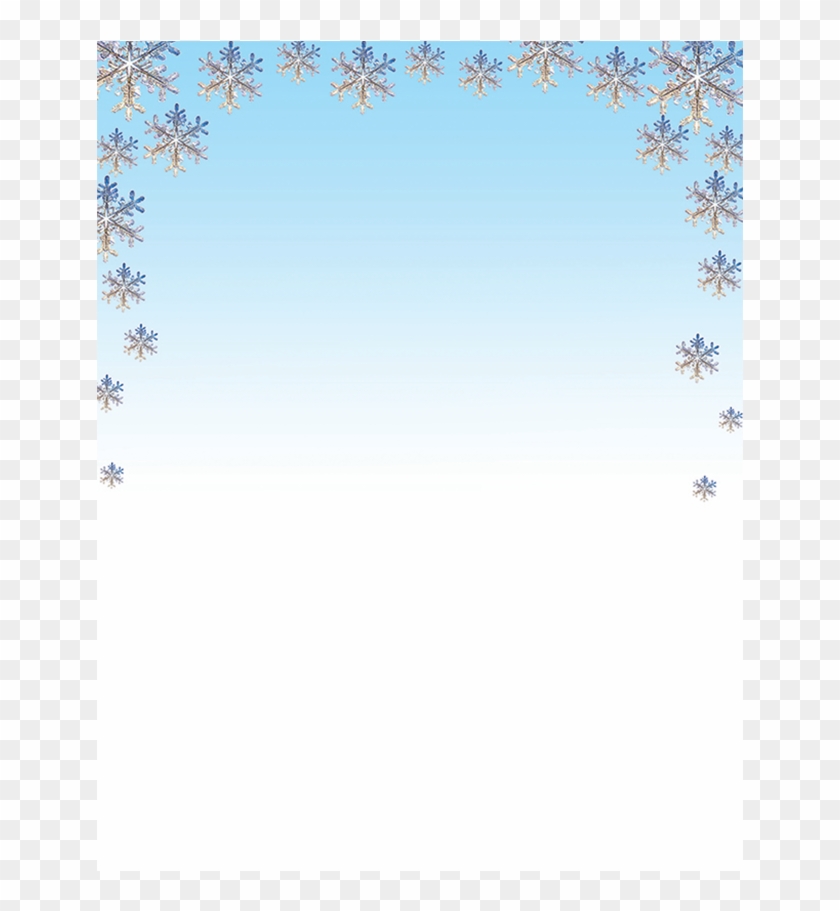 Jamesâ® Christmas Paper Falling Snowflakes 8-1/2" X - Tree Clipart #2333426