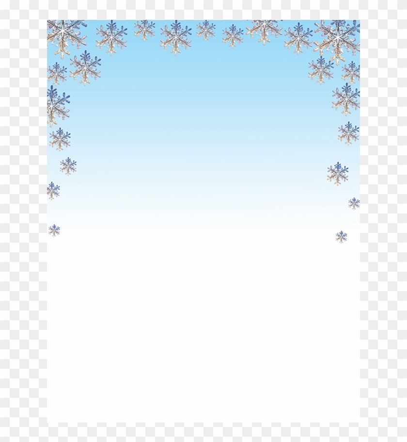 Jamesâ® Christmas Paper Falling Snowflakes 8-1/2" X - Tree Clipart