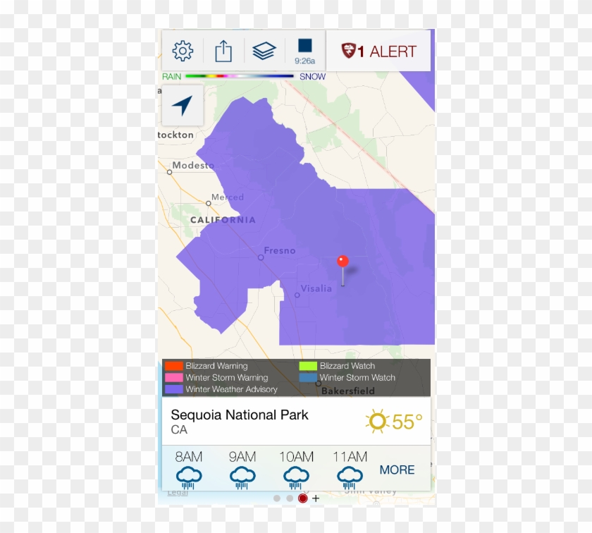 And This Week, The Sierras In Central California Are - Atlas Clipart #2333483