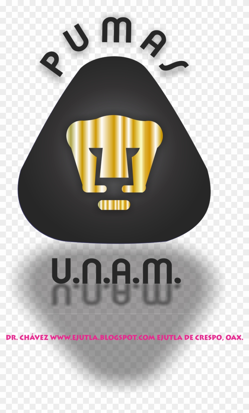 Ejutla De Crespo Oaxaca Logo Pumas Unam Variante - Graphic Design Clipart #2333769