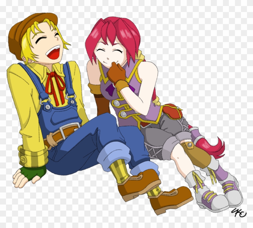 Dark Cloud 2 Max And Monica - Dark Cloud 2 Maximilian And Monica Clipart
