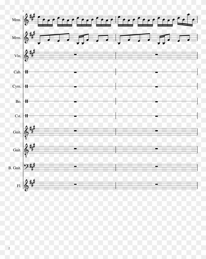 Dark Cloud "main Theme" - Nba Youngboy Piano Sheet Music Clipart