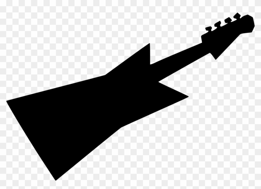 Guitar Rock And Roll Musical Instruments - Illustration Clipart