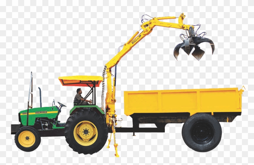 Tractor Trailer Png - Tractor With Trailer Png Clipart