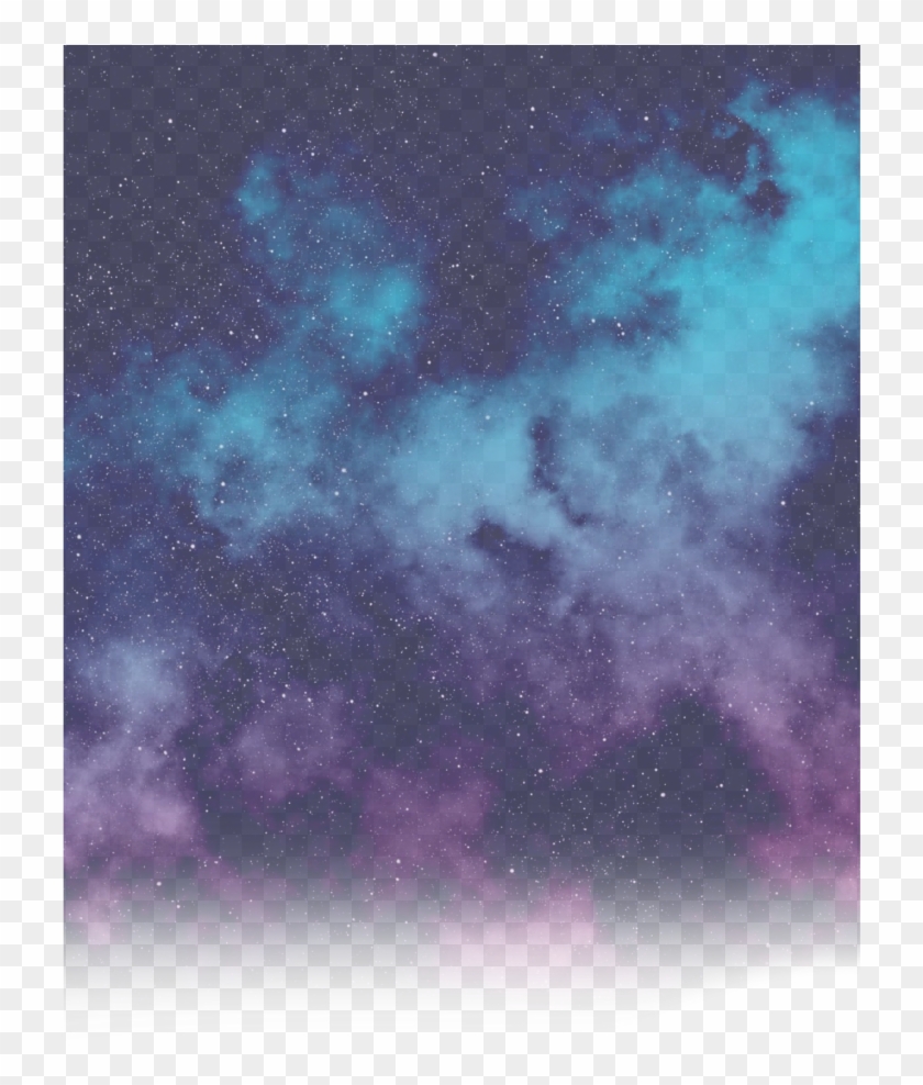 Sticker Galaxy Dark Galaxia Blue Purple Stars Night Clipart