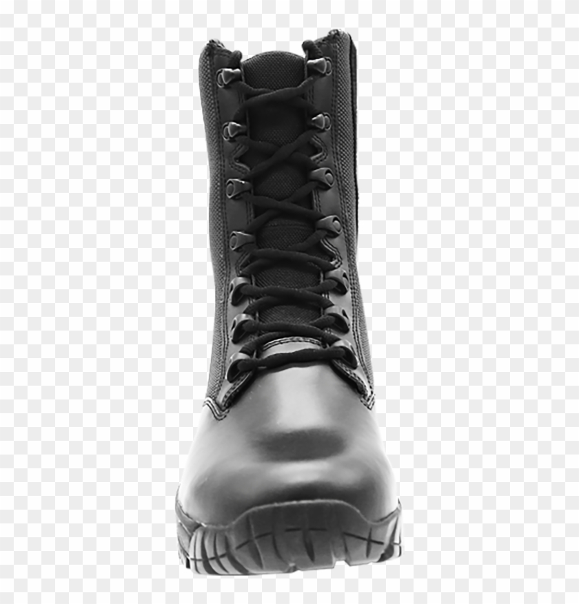 Side Zip Black Tactical Boots 8" Front Laces Altai - Steel-toe Boot Clipart
