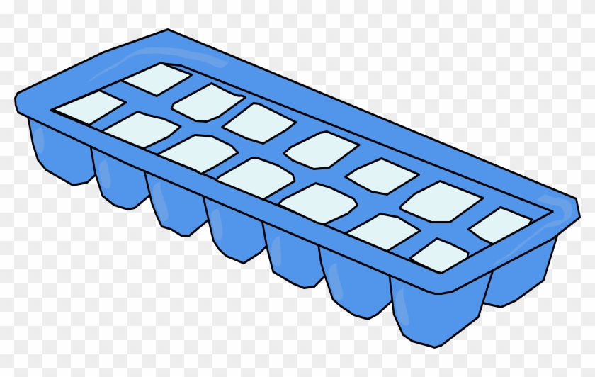 Ice Cubes Transparent Png Clip Art - Ice Cube Tray Drawing