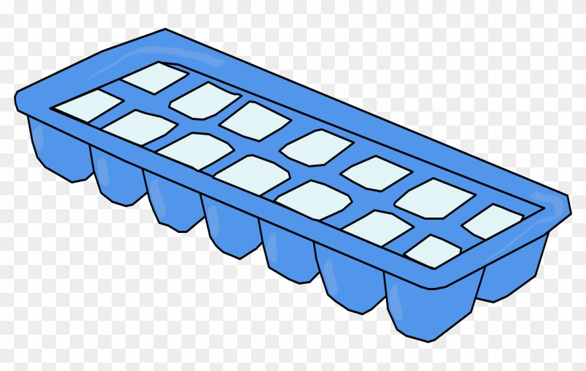 Ice Cubes Transparent Png Clip Art - Ice Cube Tray Drawing #2335553