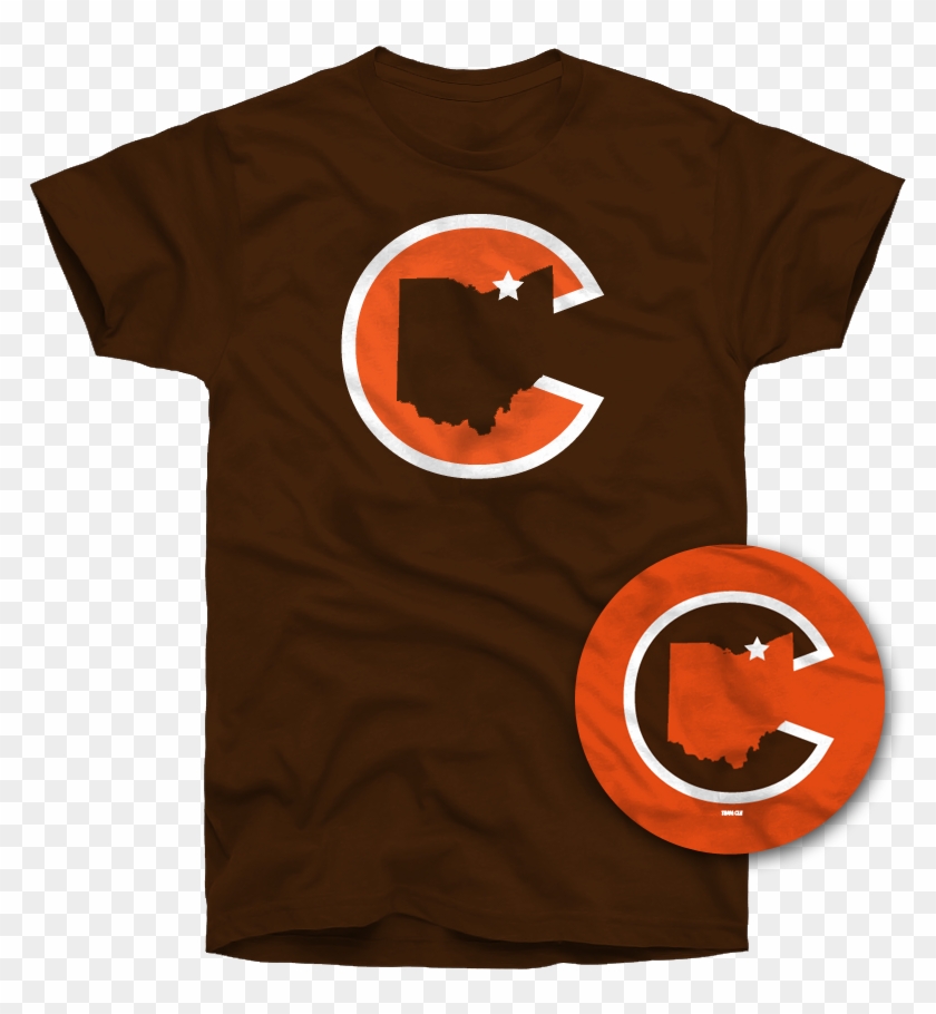 Browns C Logo Tee - Cleveland Browns Rebuilding Since 1964 Clipart #2335999