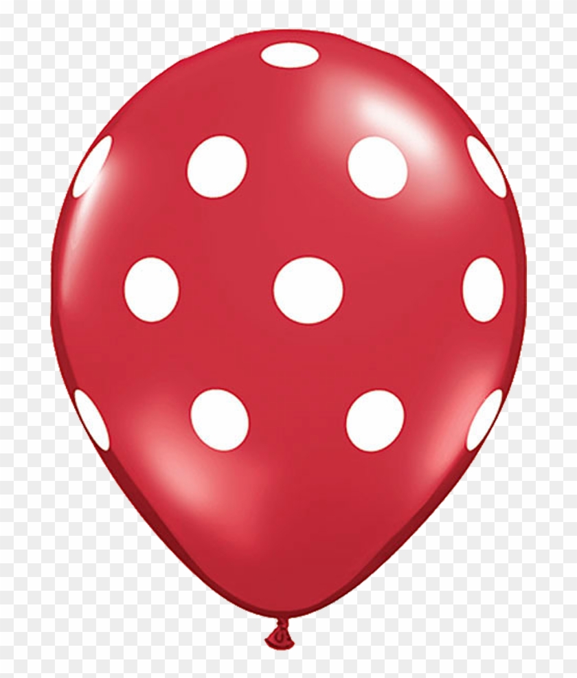 Red Polka Dot Balloons - Red Polka Dot Balloon Clipart #2336147