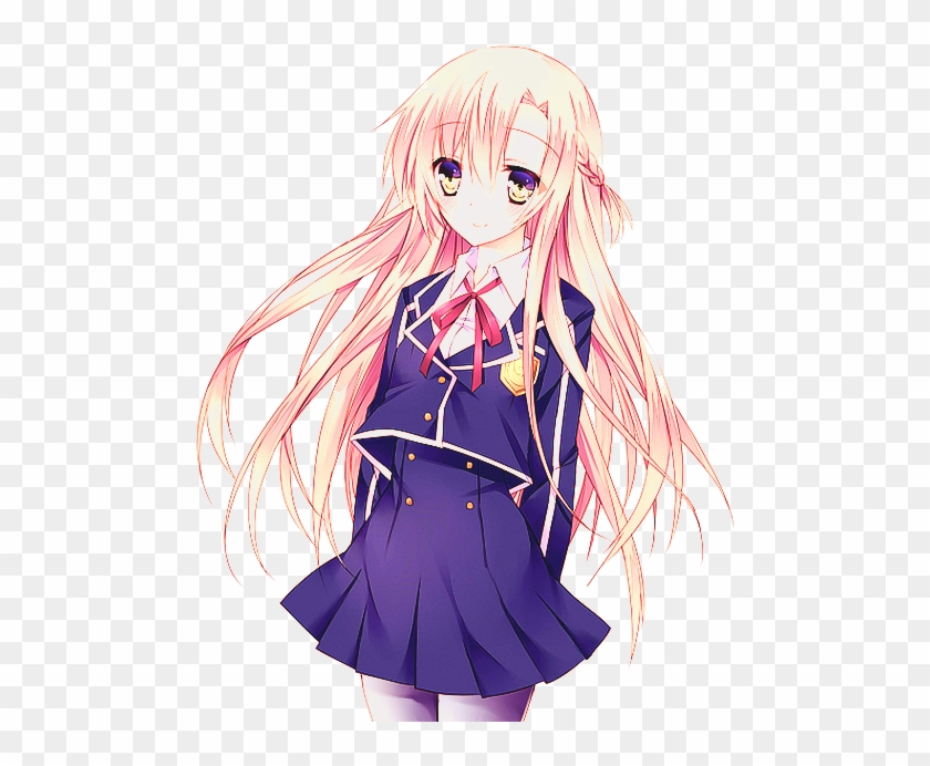 View 8 , - Long Hair Cute Anime Girl Clipart
