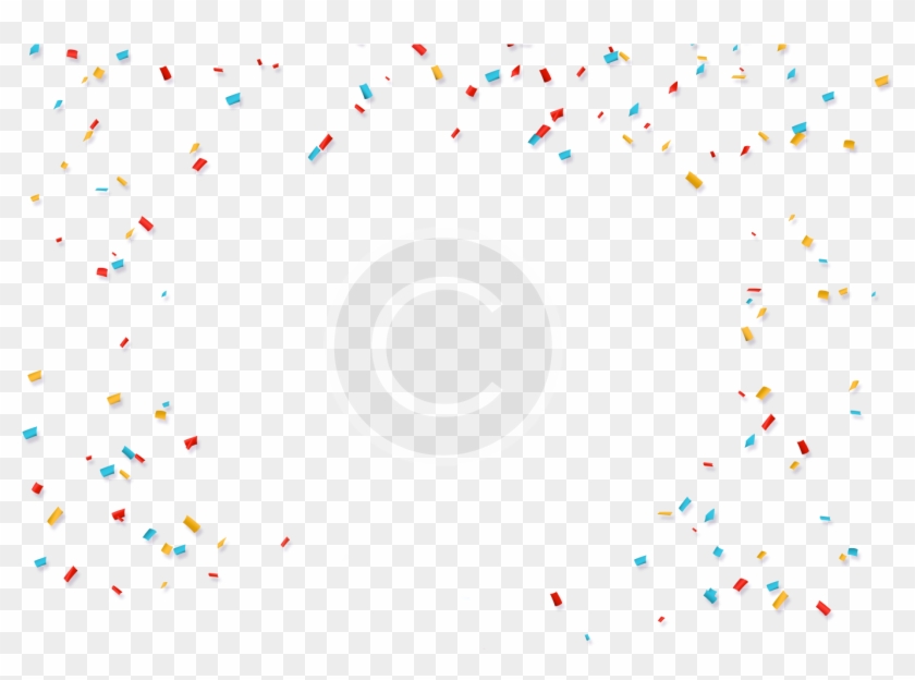 Confetti Background Png - Confites De Cumpleaños Png Clipart