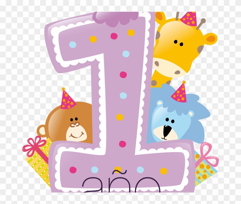 Canal Pin Canal Pin Cumple 1 A&209o - Happy First Birthday Template Clipart