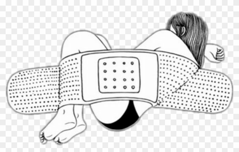 #png #tumblr #depression #black & White - Quando As Pessoas Te Machucam Clipart
