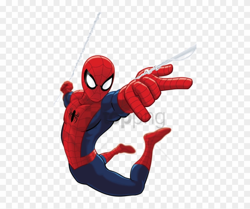 Free Png Spiderman Flying Between Buildings Png Image - "ultimate Spider-man" (2011) Clipart