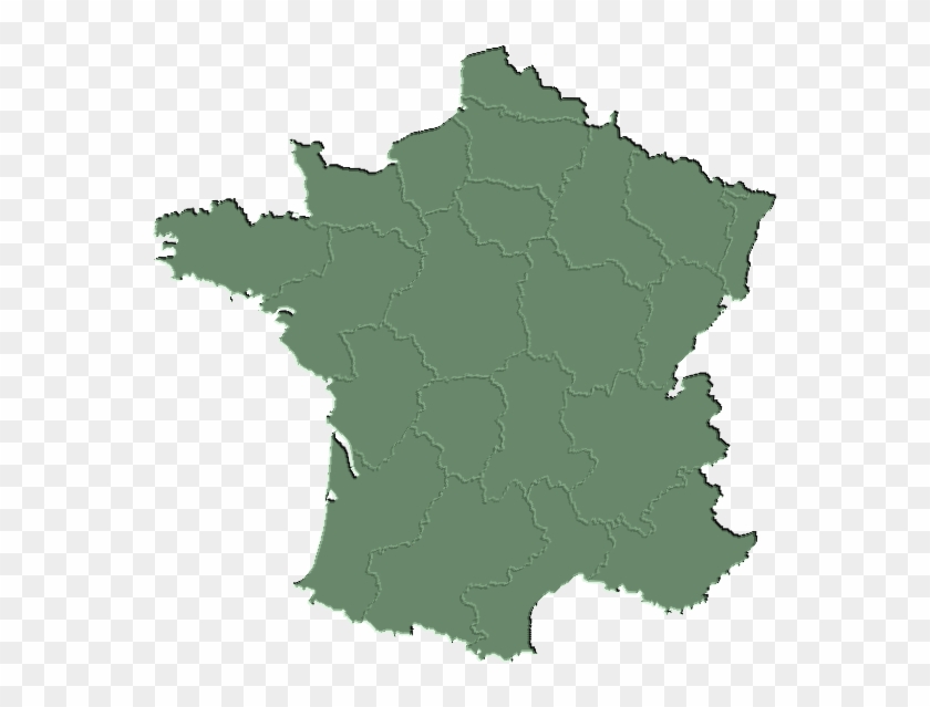 564x573-carte France Geo Verte - Loire Et Cher France Clipart #2337115