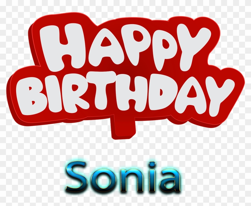 Sonia - Name Happy Birthday Sanam Clipart #2337233