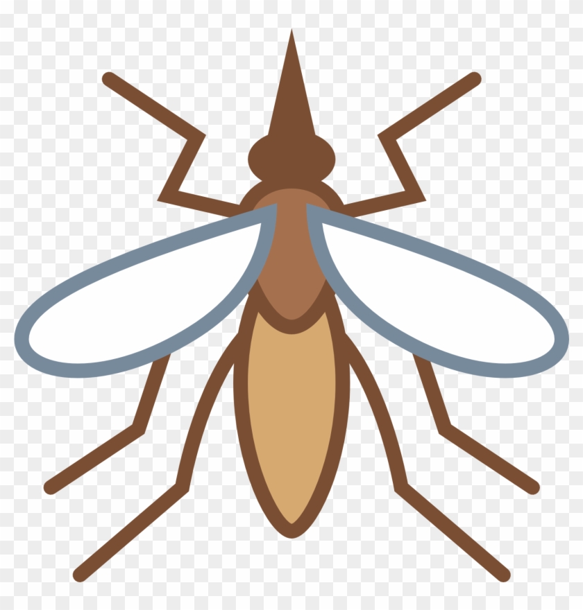 An Mosquito With Three Main Body Parts And Three Legs - Mosquito Icon Png Clipart #2337559