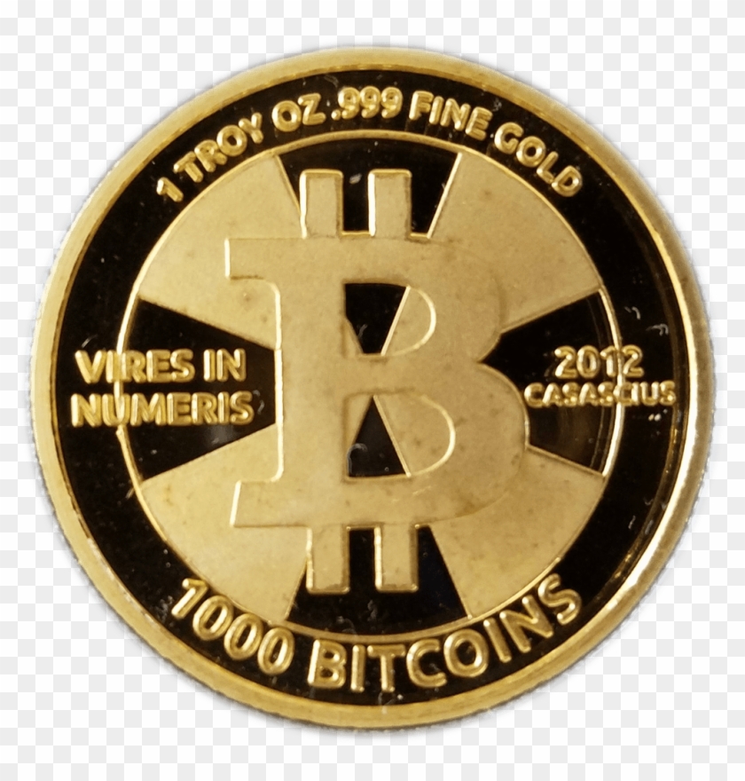 S2 1,000 Btc 2011 Gold Coin - Emblem Clipart
