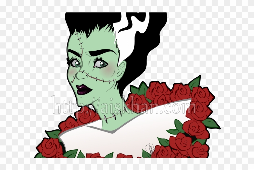 Bride Of Frankenstein Clipart Green Bride - Bride Of Frankenstein Clipart - Png Download #2338392