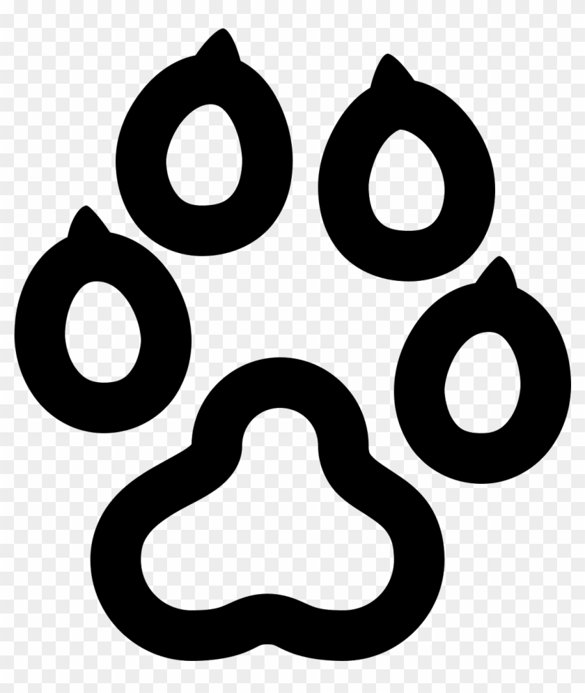 Cane Png - Dog Footprint Clipart #2338424