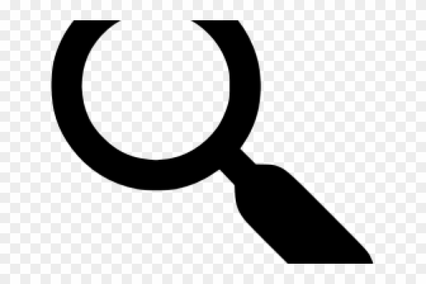 Search Icon Black And White - Circle Clipart #2339025