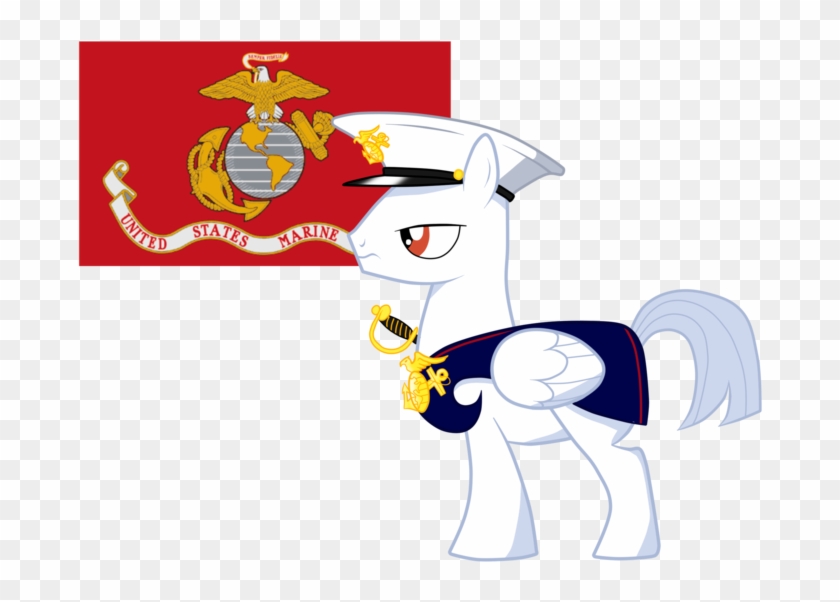 Ine Ed Pony Scootaloo Applejack Red Cartoon Mammal - Framed Marine Corps Flag Clipart