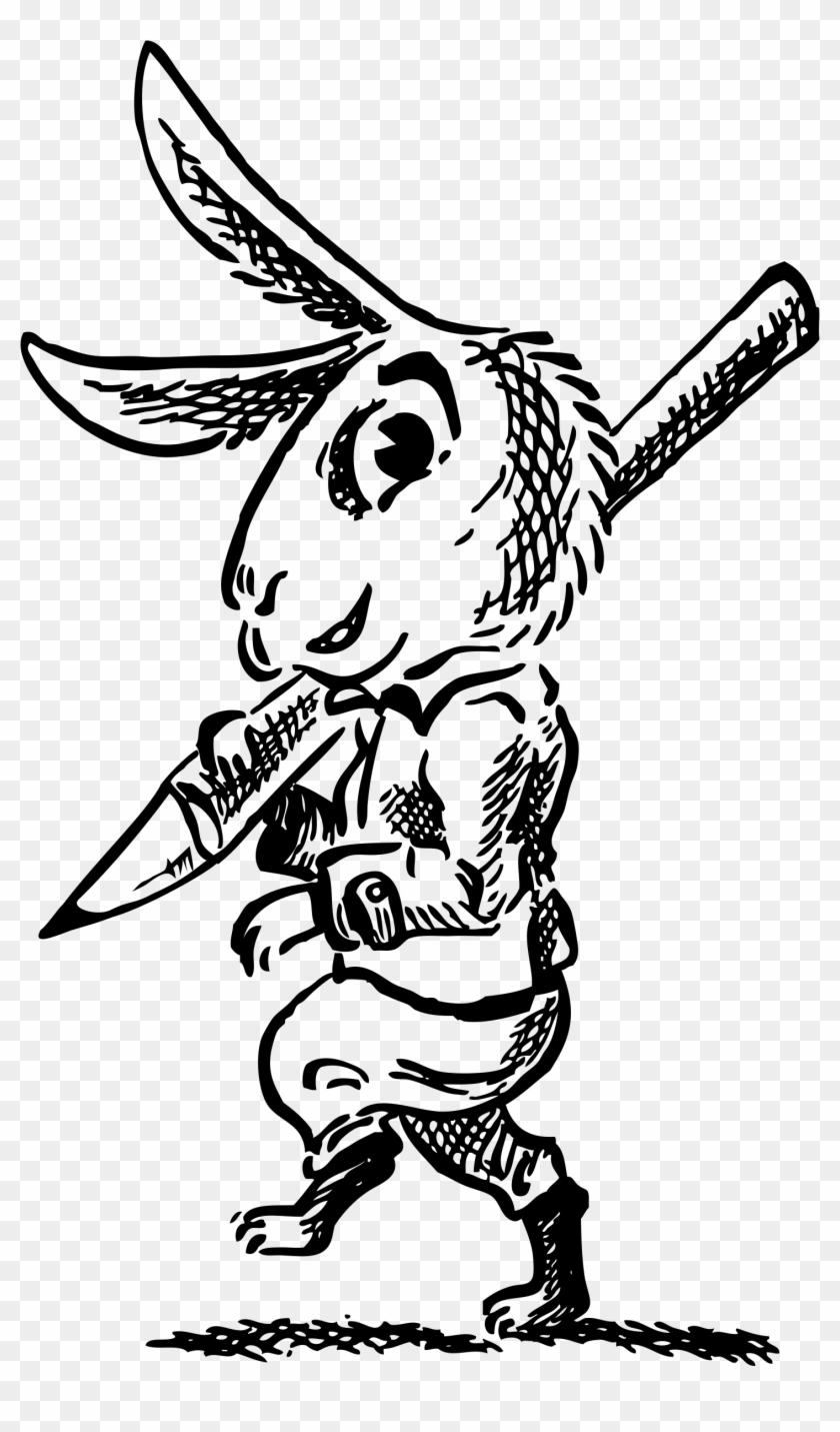 This Free Icons Png Design Of Hare With Pencil - Drawing Sketch Chubby Pencil Clipart