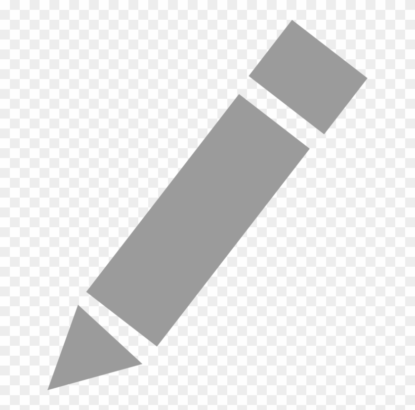 Computer Icons Pencil Drawing - Pencil Icon Gray Png Clipart #2339894