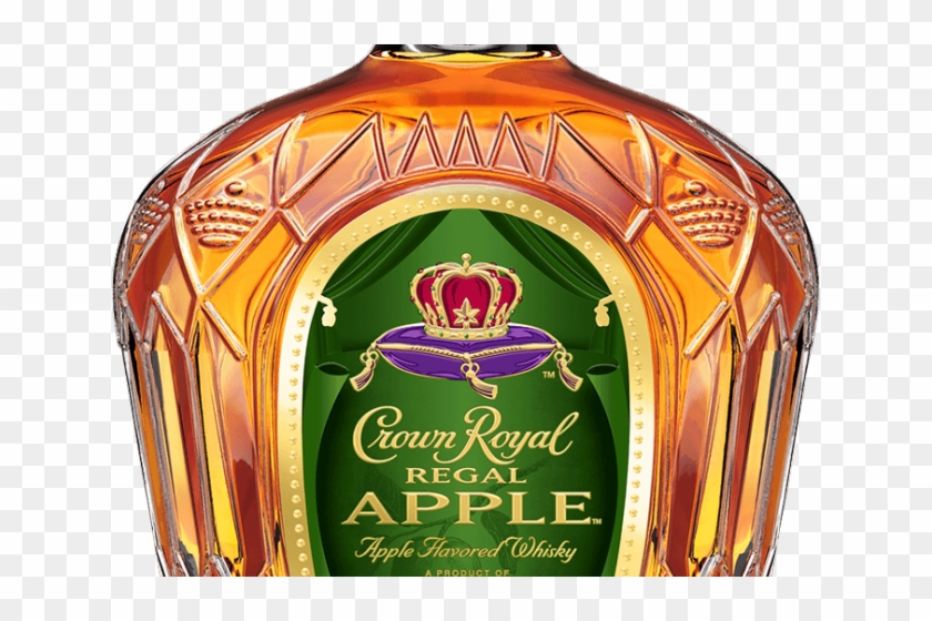 Whisky Clipart Hennessy Bottle - Crown Apple - Png Download #2340078