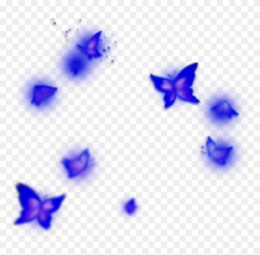 #blue #purple #butterfly #butterflies #glow #bug #bluebutterflies - Art Clipart #2340246