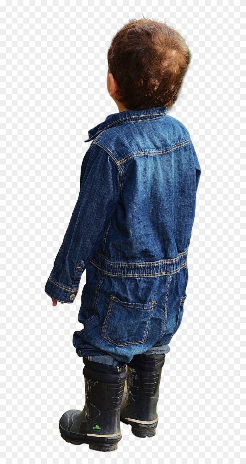 Boystandingback - Boystandingwaterback - Back Walking Baby Png Clipart