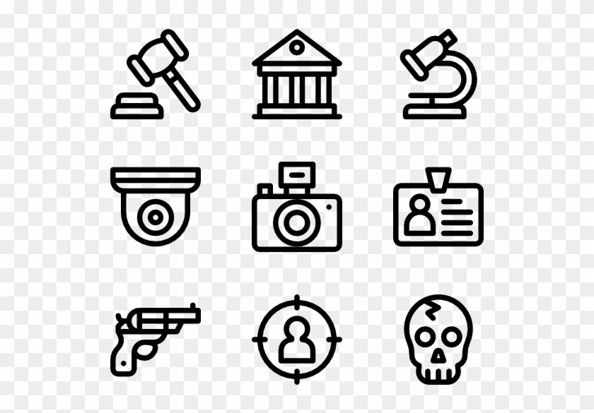 Crime Investigation - Concert Icons Clipart #2340294