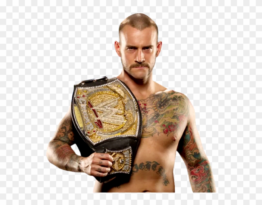 Wwe Cm Punk - Cm Punk Wwe Championship Clipart #2340428