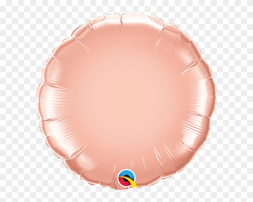 Rose Gold Round 18" Foil Balloon - Balao Rose Gold Clipart