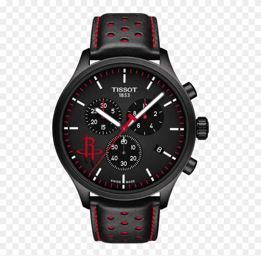 Tissot Chrono Xl Nba Chronograph Houston Rockets - Tissot Houston Rockets Watch Clipart #2340822