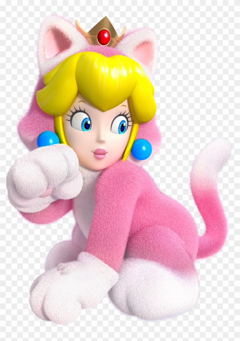 Cat Princess Peach Mariod 3d World - Super Mario 3d World Cat Peach Clipart