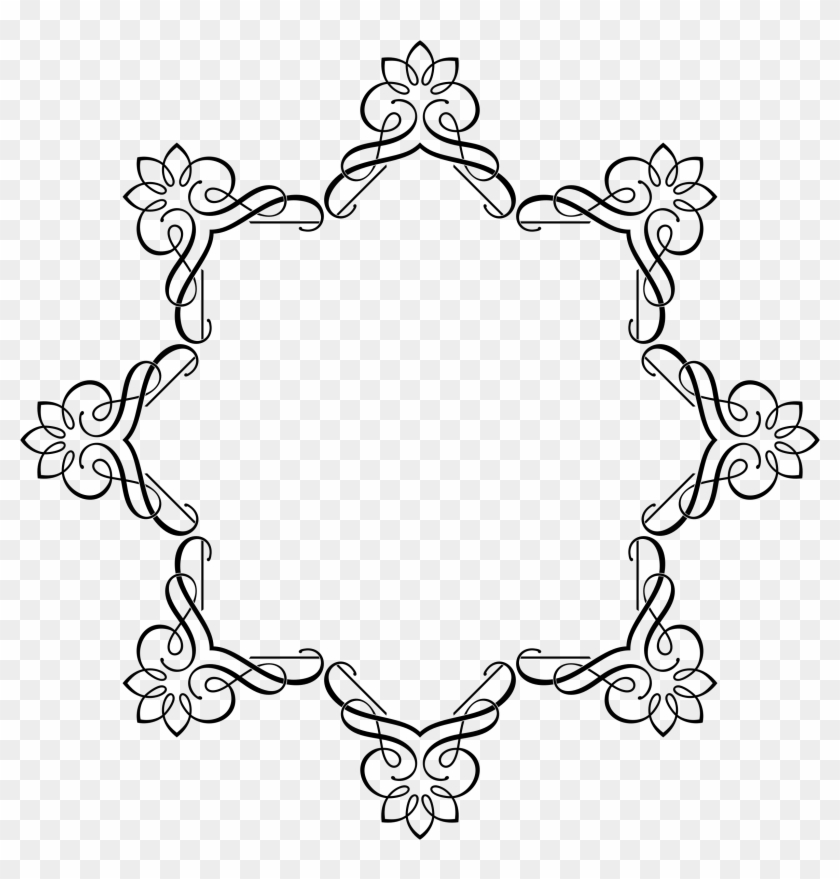 Svg Flourishes Fancy Frames Illustrations Images Photo - Circle Clipart #2342193